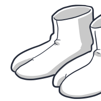 足袋のイラスト