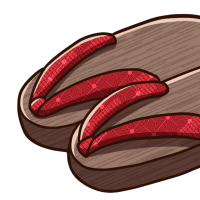 下駄のイラスト