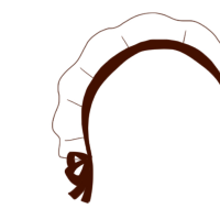 メイドカチューシャのイラスト