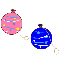 ヨーヨーのイラスト