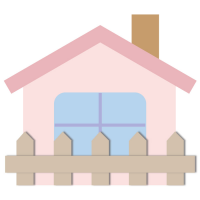 ホームのアイコンのイラスト