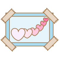 写真のアイコンのイラスト