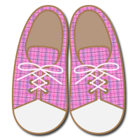 靴のアイコンのイラスト