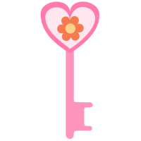 カギのアイコンのイラスト