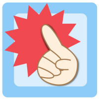 ポイントのアイコンのイラスト