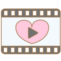 動画のアイコンのイラスト